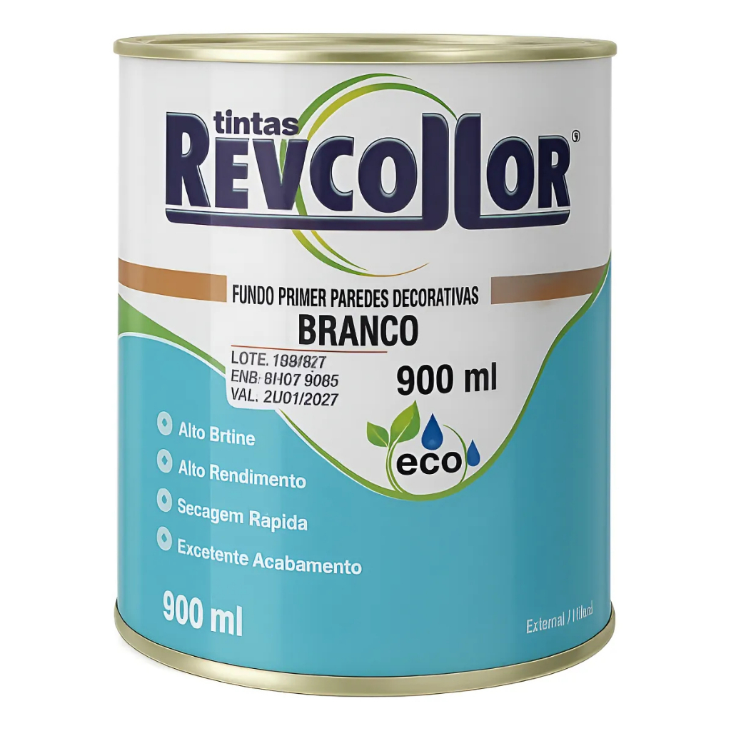 Primer Revcollor 900ml Base Preparadora Para Pedra Natural e Drywall