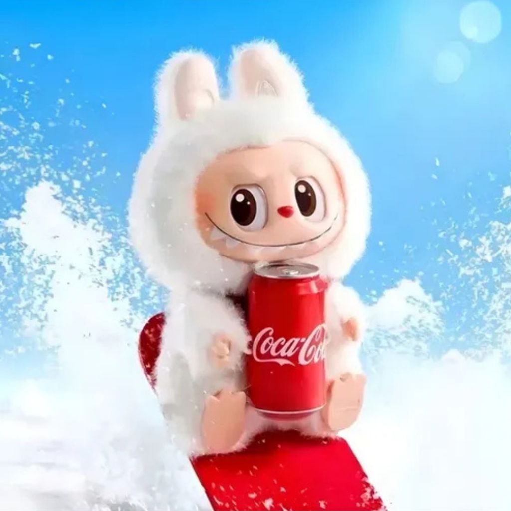Labubu Coca Chaveiro Vinil Rosto Caixa Cega Boneca Série Brinquedos Presente.XHL_STORE
