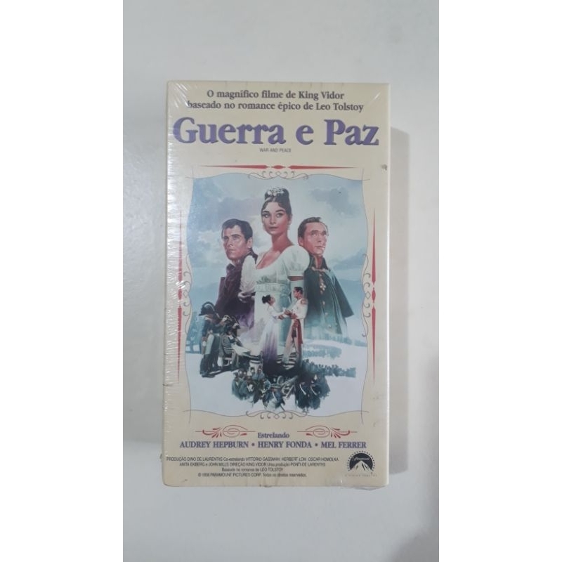 VHS - Guerra e Paz - Duplo - Lacrado