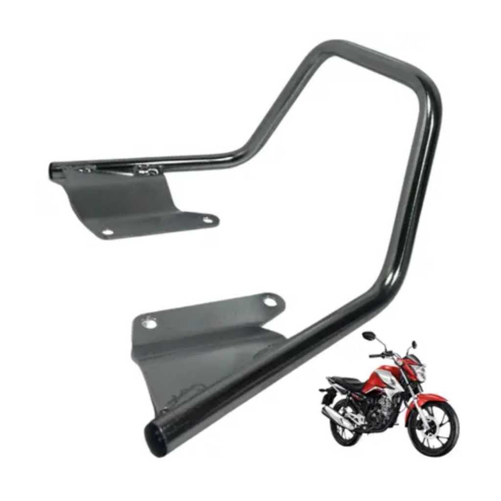 Alça Traseira Moto Motocicleta Esportiva Alta Honda CG160 Titan 2016 Até 2024 - Cruzeiro Racing