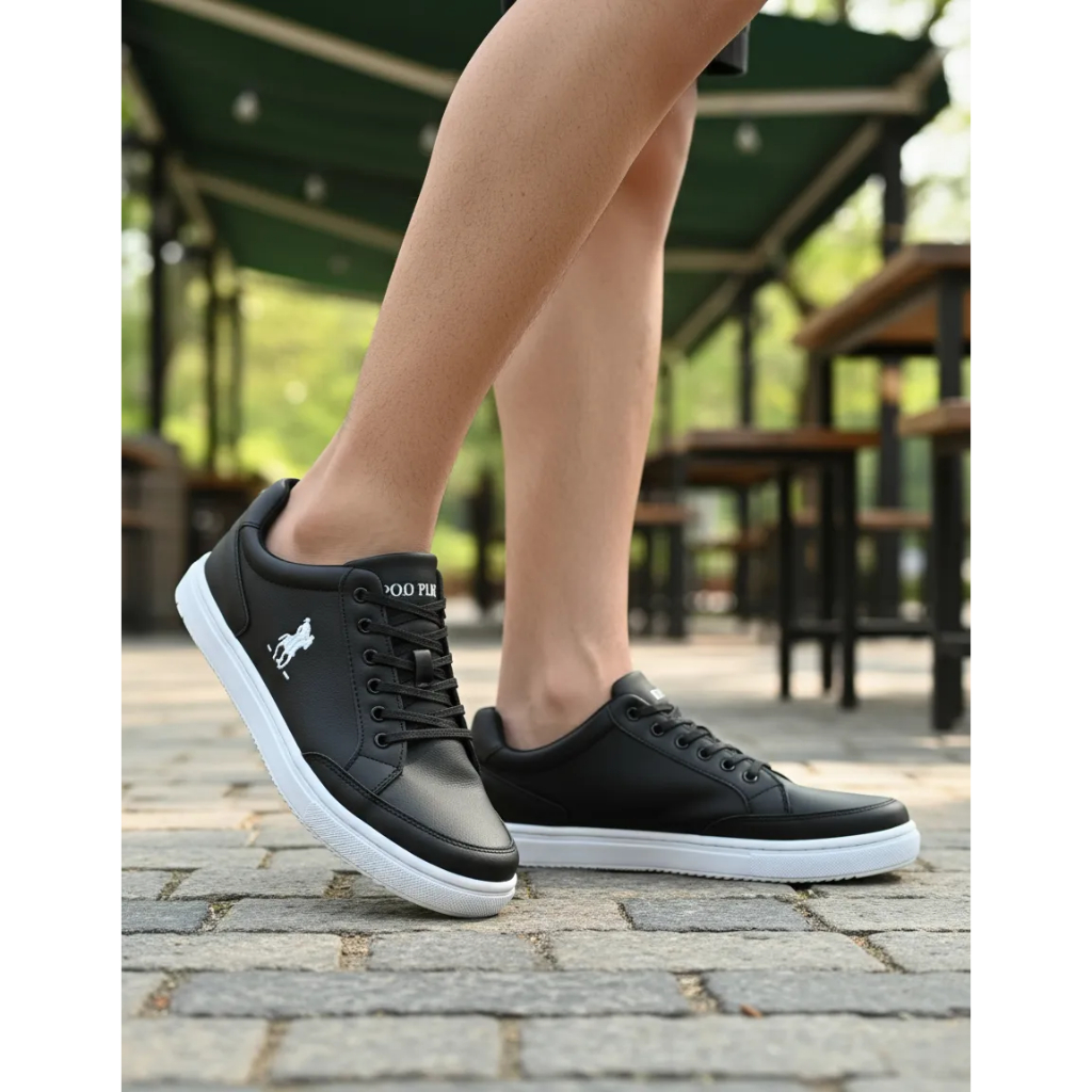Kit Sapatênis Tenis Polo Plus Casual Oferta Lançamento + Carteira Envio Já Promoção Original