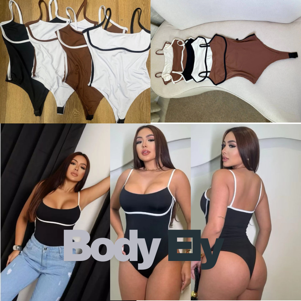 Body Maiô Ely Alças Cavado Feminino Com Bojo Sustentação Alcinha 2026