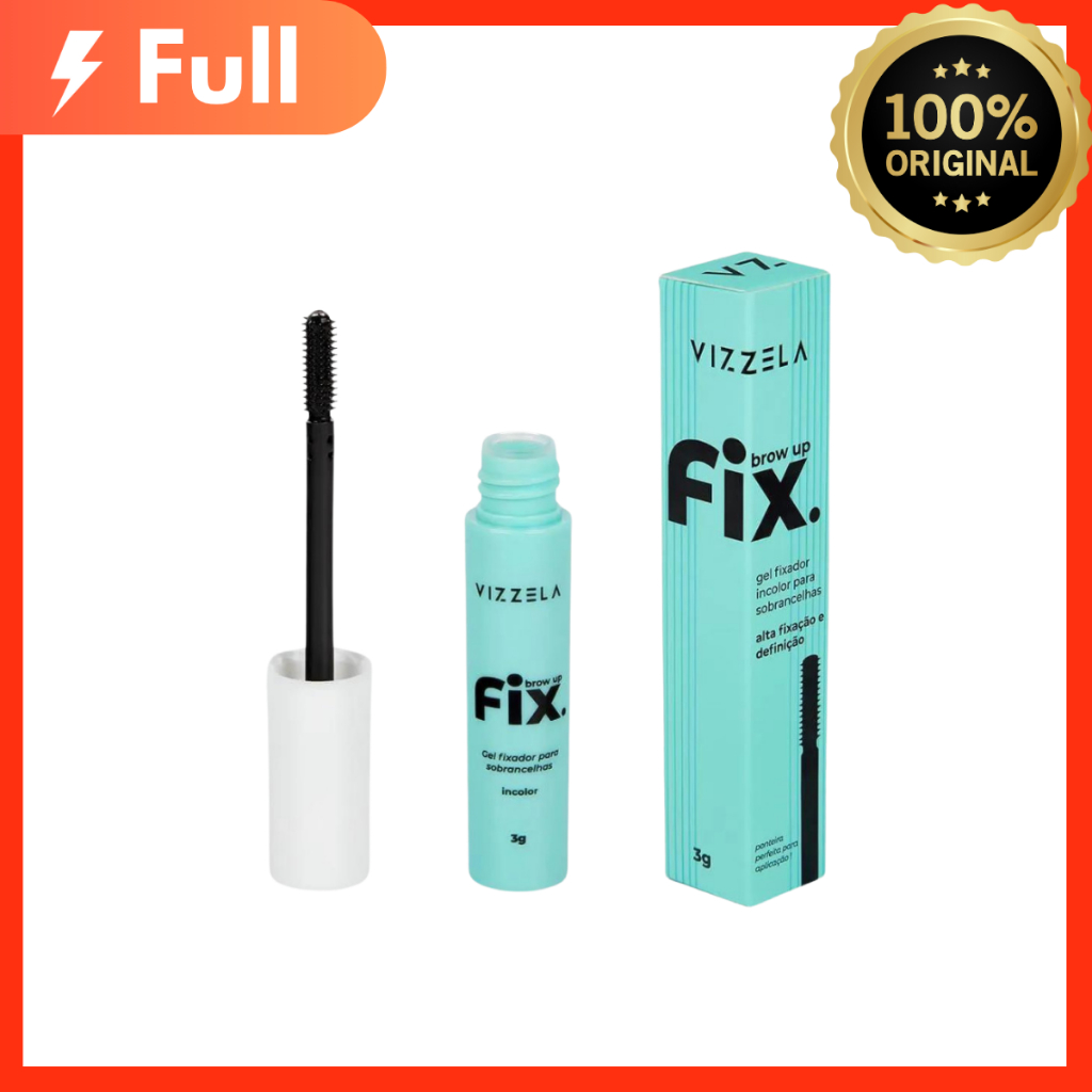 Brow up fix Gel Fixador Para Sobrancelhas Lançamento – Vizzela 100% Original em Oferta na Shopee