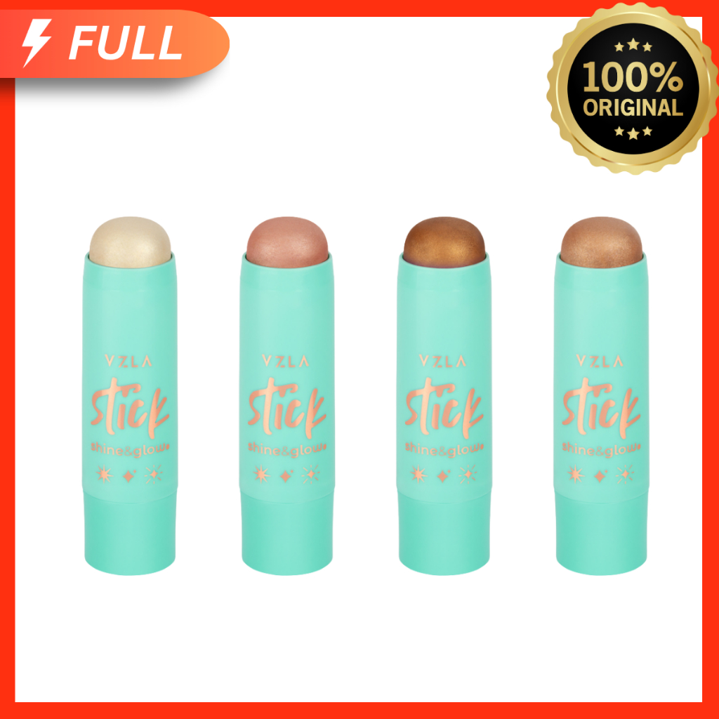 Shine E Glow – Iluminador Em Stick Vizzela 4 Cores 7g - 100% Original Lançamento Bastão Cremoso