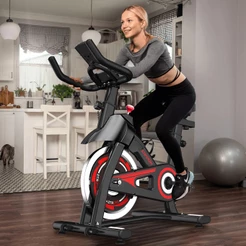 Bicicleta Spinning Ergométrica Exercício Profissional Monitor suporta até 150kg Academia 1.90m