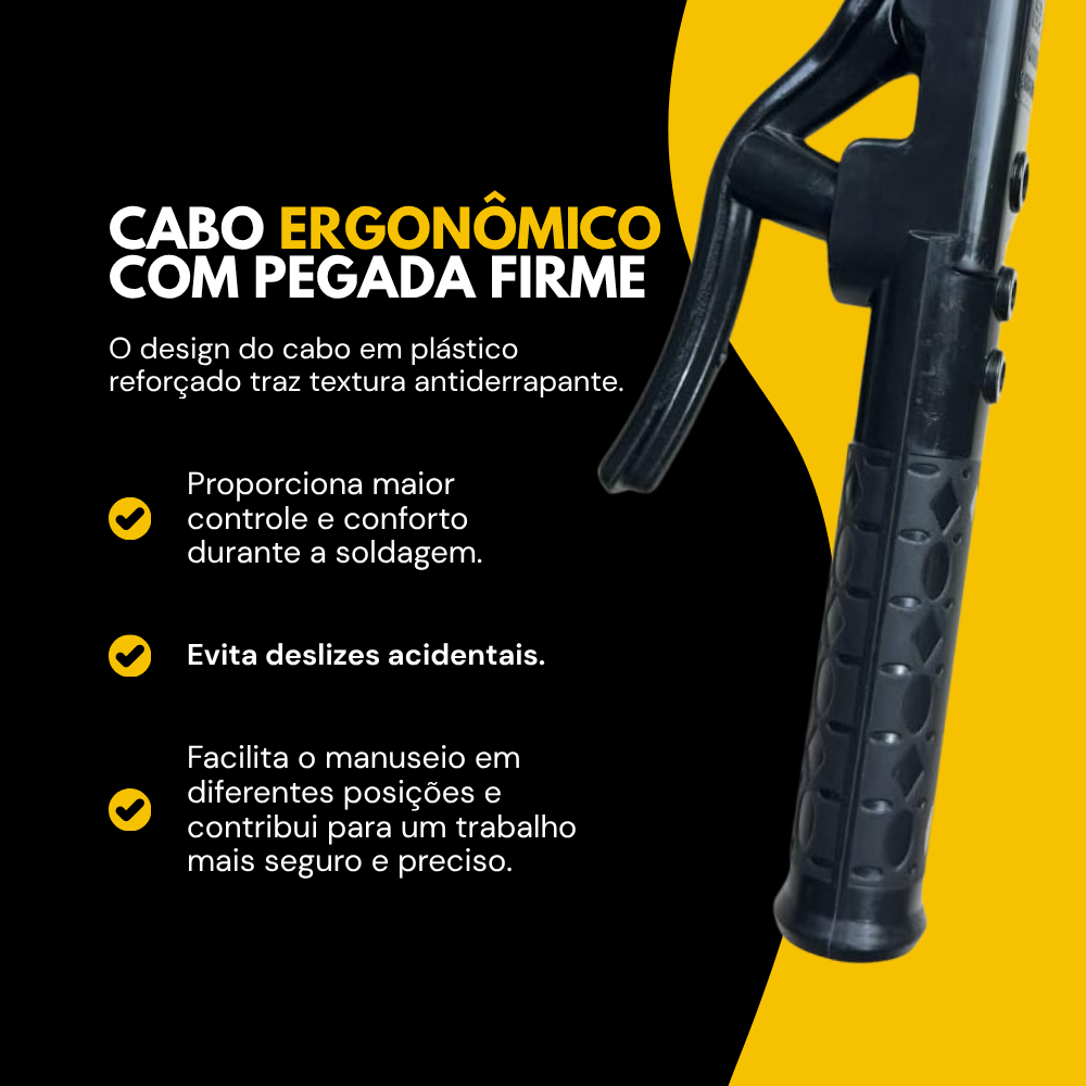 Alicate Porta Eletrodo 1000A TNT p/ Solda Elétrica Inversora, Eletrodo e Soldador Profissional · foto 2