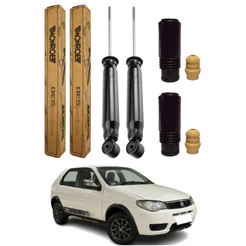PAR AMORTECEDOR TRASEIRO PALIO ECONOMY E WAY 2009 A 2016 MONROE + KITS