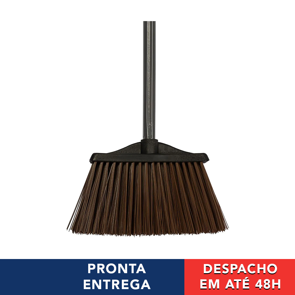 Vassoura Xterna c/ Cabo Áreas Externas Mulituso em Oferta na Shopee