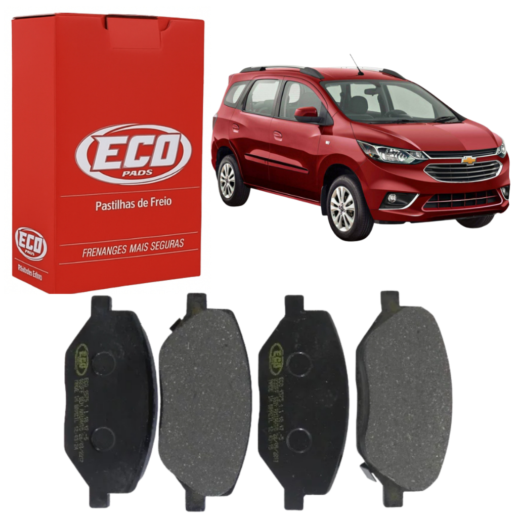 Jogo Pastilha De Freio Gm Chevrolet Spin 1.8 2017 Em Diante