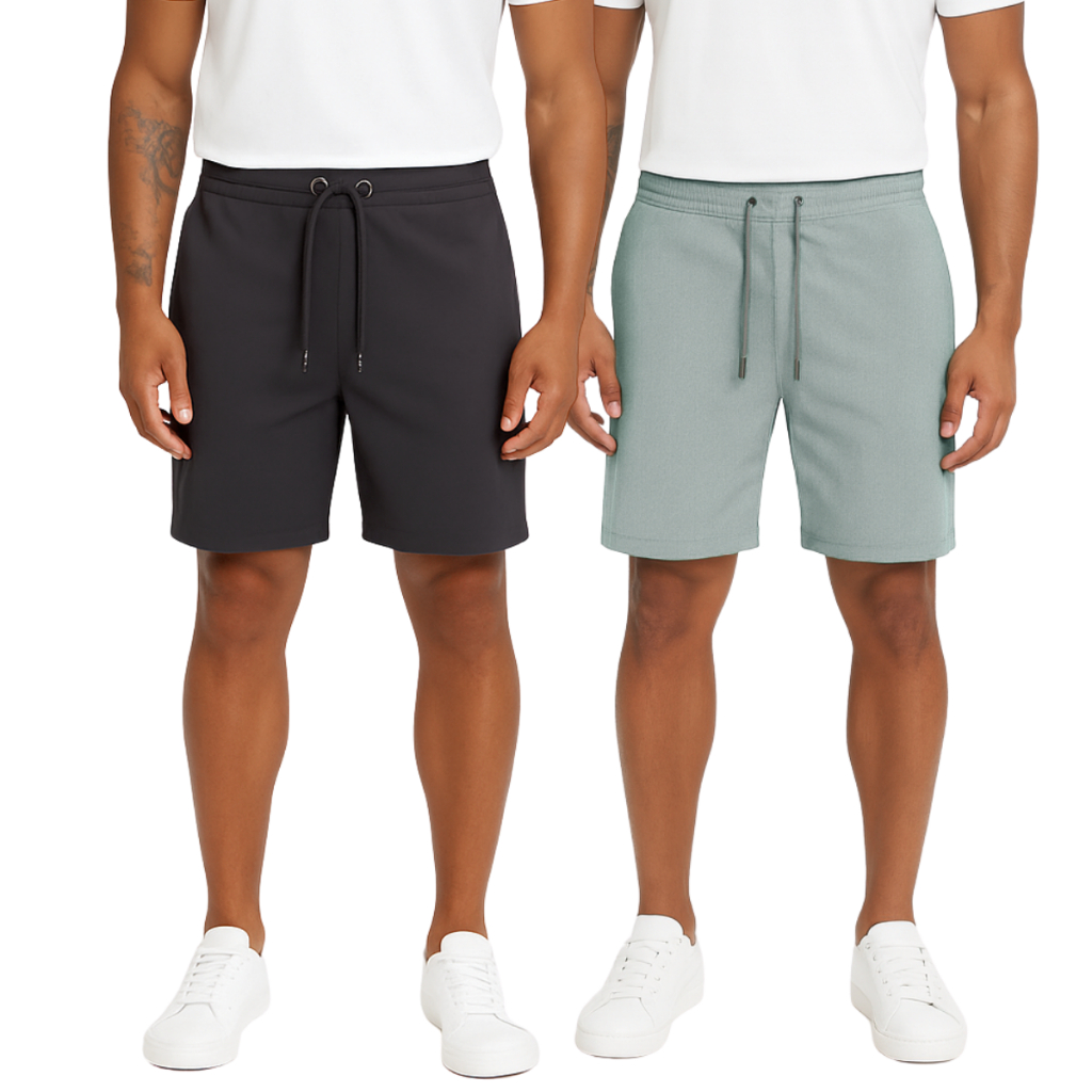 Kit 2 Bermudas Confy Masculinas P ao GG – Leveza, Estilo e Conforto