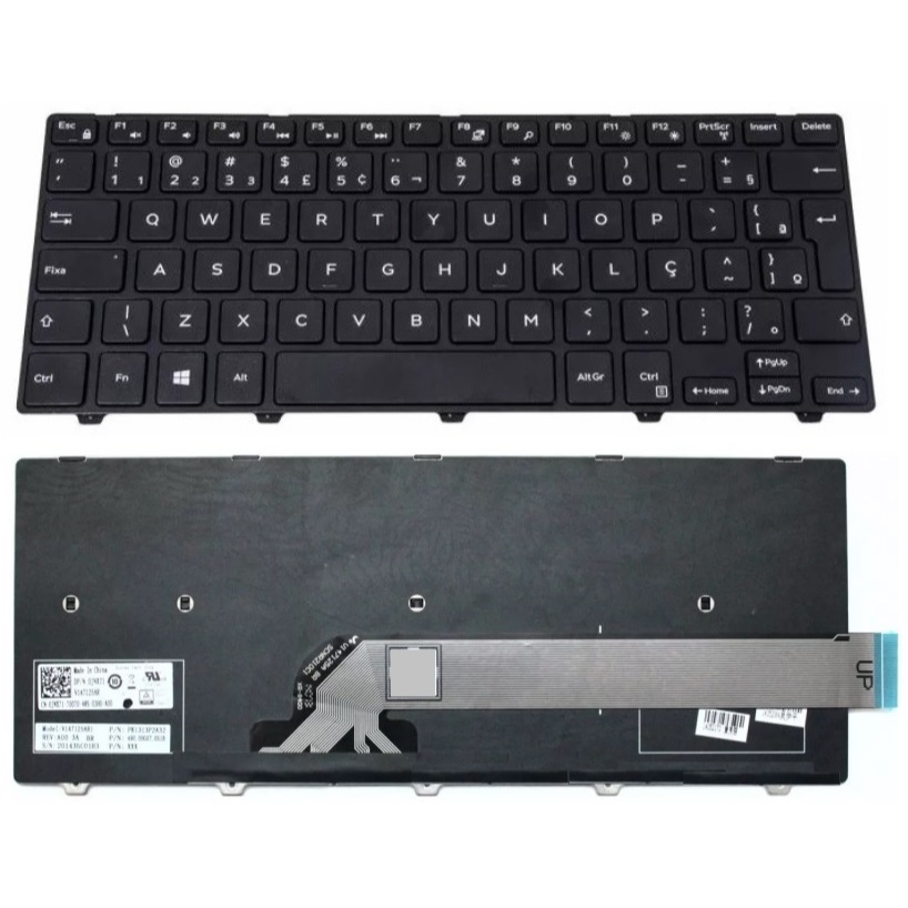 Teclado Notebook Dell Inspiron 14 Serie 3000 I14-3442-a10 Br