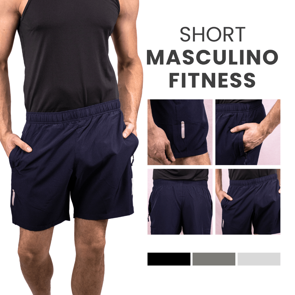 Bermuda Tactel Masculina Mauricinho Leve Elastano Short Masculino Corrida Lycra Treino Leve