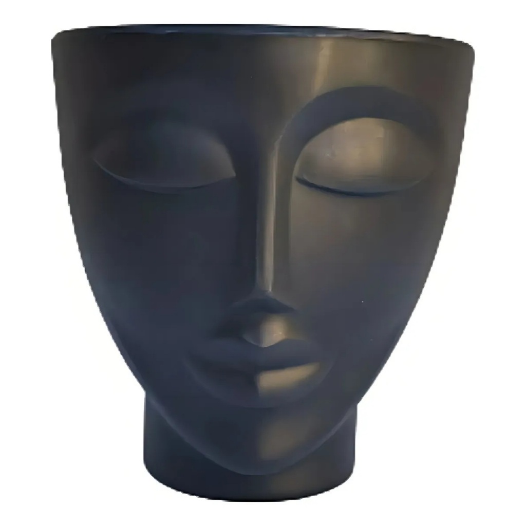 Face Rosto Mulher N17 Vaso Cachepot Planta Cabeça Nutriplan Polietileno