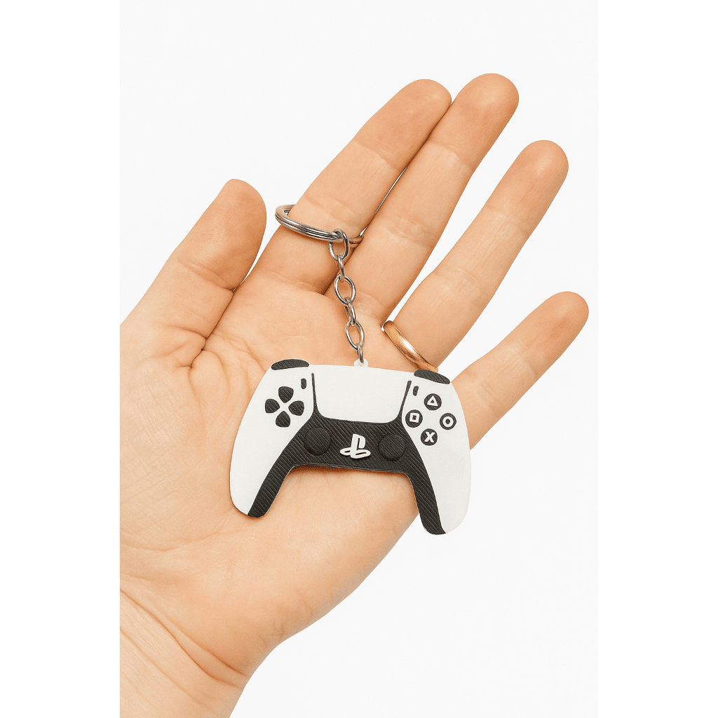 Chaveiros Controle PS5 Kit com 10 ou Individual – Lembrancinha Gamer Estilosa e Moderna