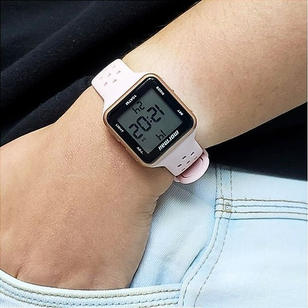 Imagem Relógio Digital Feminino Esportivo Mormaii Mo6601/8t Oferta