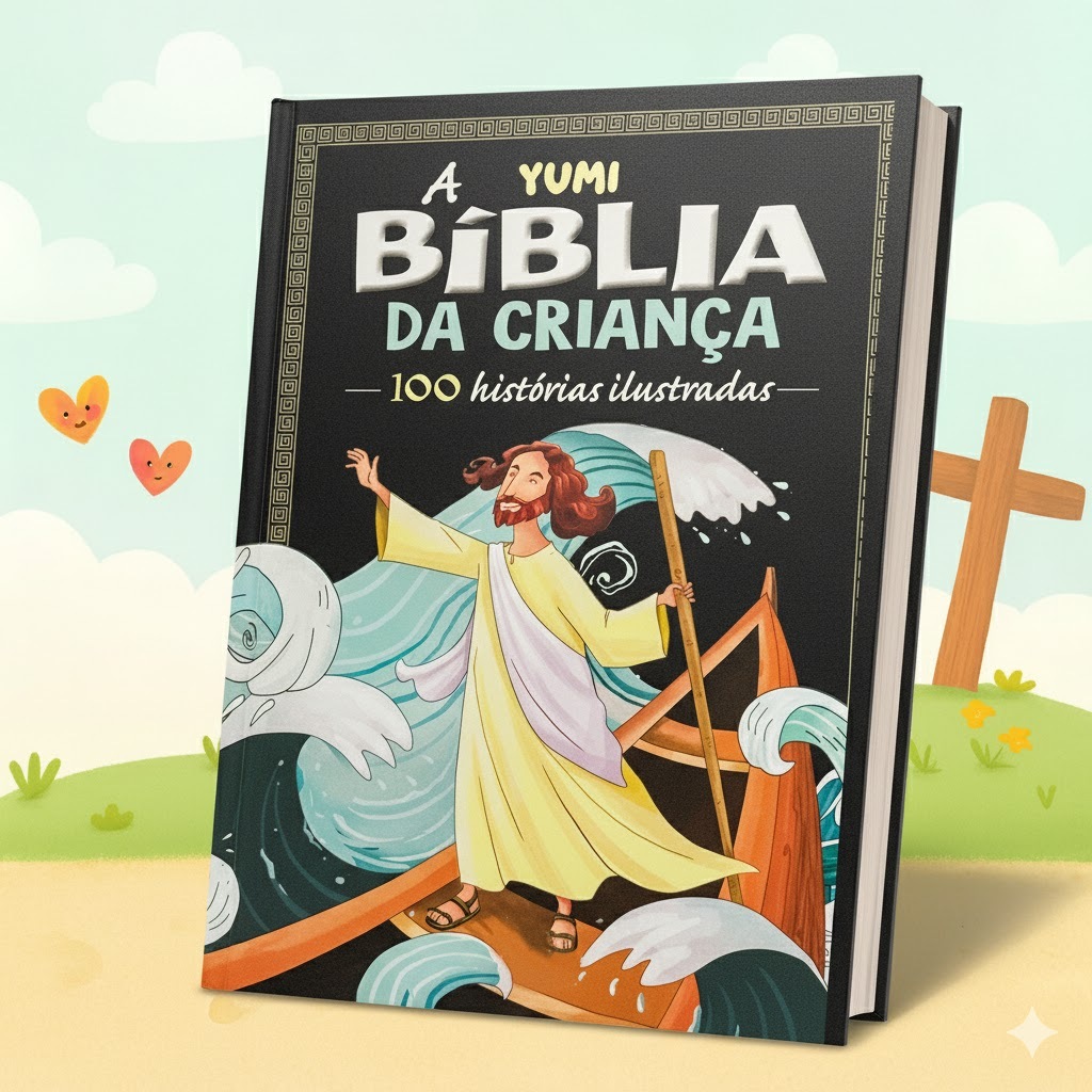 A Bíblia da Criança Livro Infantil 100 Histórias da Bíblia Ilustrada Edição Capa Dura Grande Premium em Oferta na Shopee