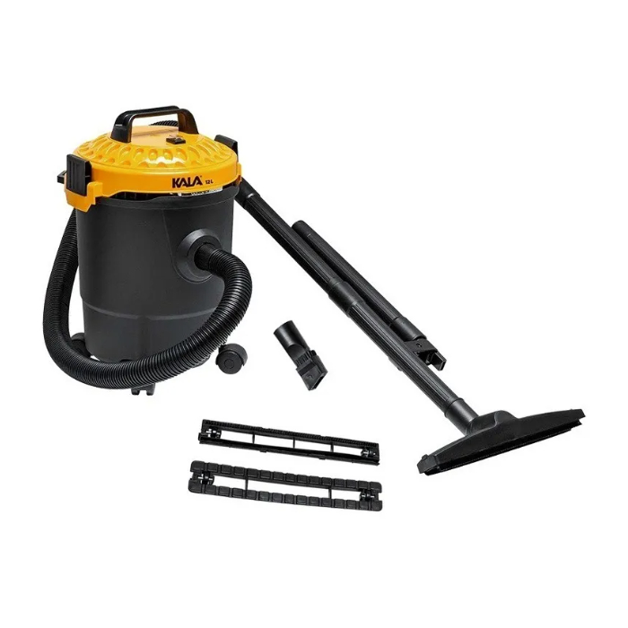 Aspirador De Pó / Água 12l Preto E Amarelo 1400w - 127v Kala Preto/amarelo