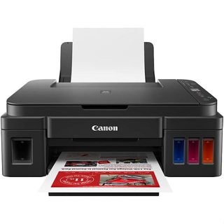 Impressora Multifuncional Canon MegaTank G3110 Bivolt Wi-Fi – Tanque de Tinta, Copiadora e Scanner, Cor Preto em Oferta na Shopee
