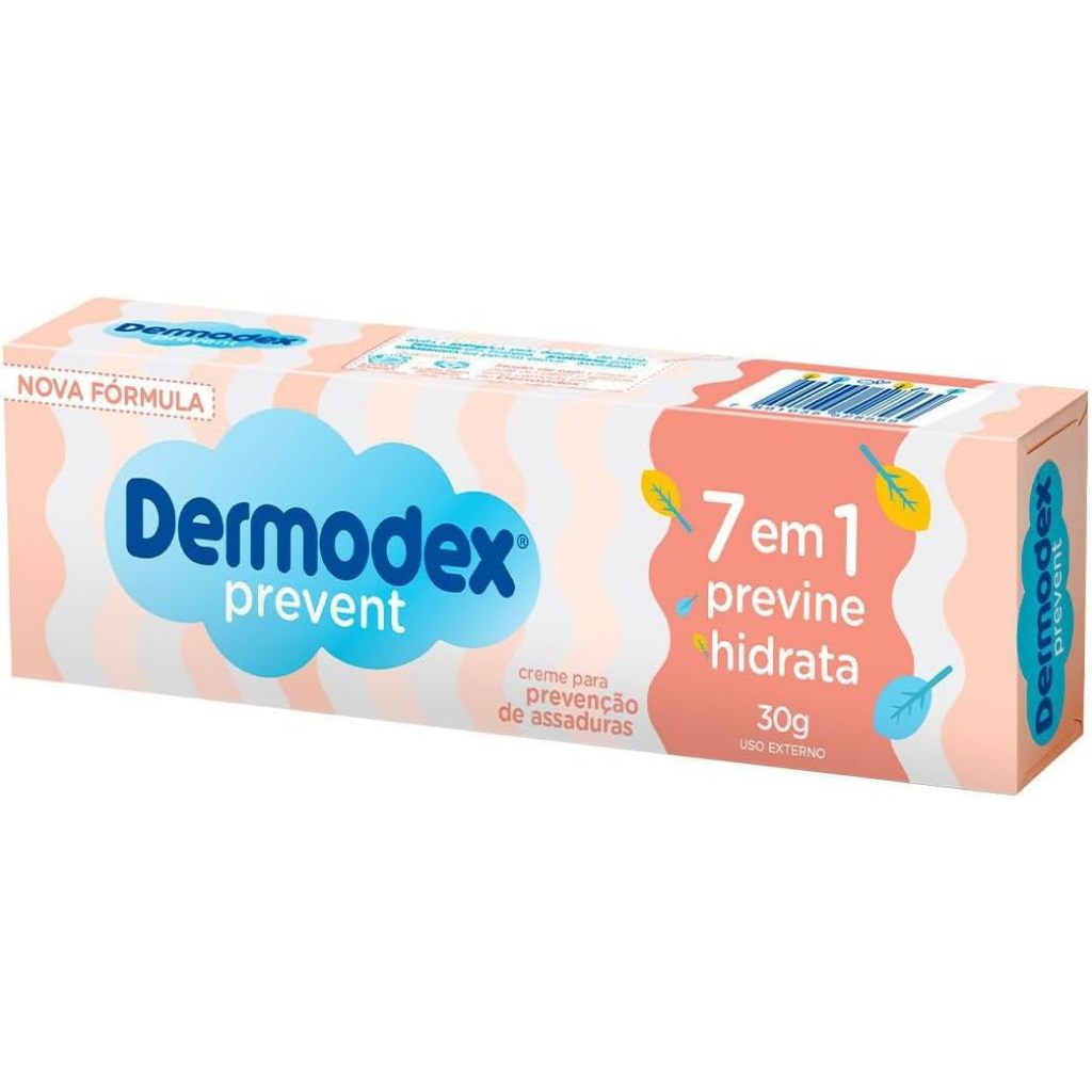 Pomada para Prevenção de Assaduras Dermodex Prevent 30g em Oferta na Shopee