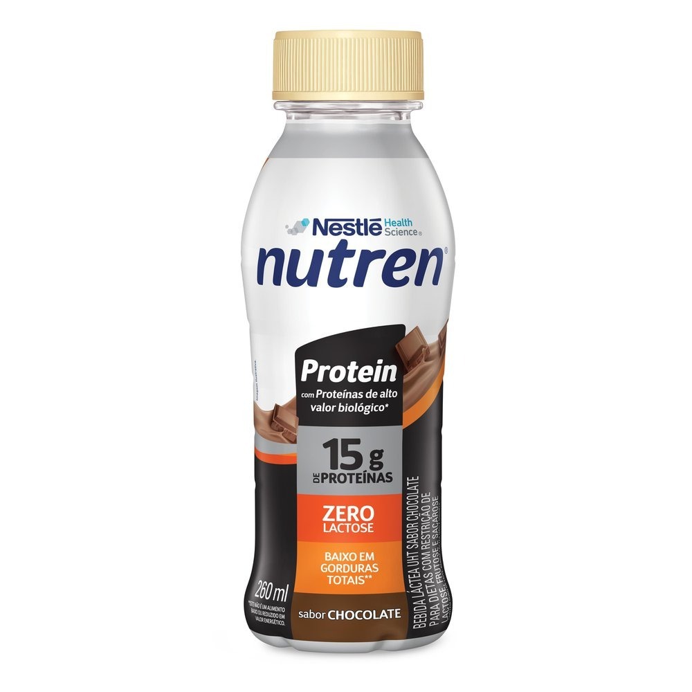Suplemento Alimentar Nutren Protein Sabor Chocolate Com 260ml