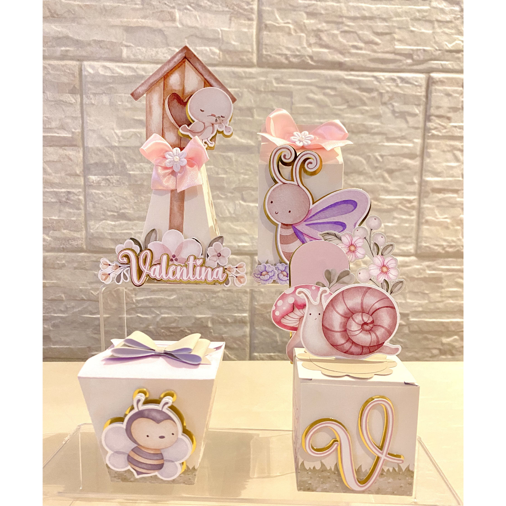 Kit Aniversário Jardim Encantado | Festa Infantil | Lembrancinha Personalizada