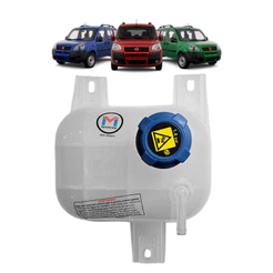 Reservatório Água Radiador C/ Tampa Fiat Doblo 1.4 - F500