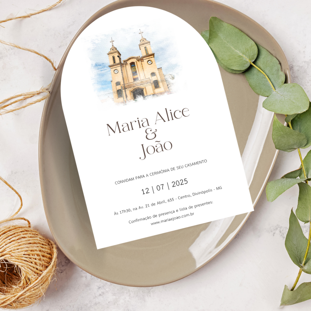 Convite Casamento Aquarela: Onde Comprar | BuscaProdutos