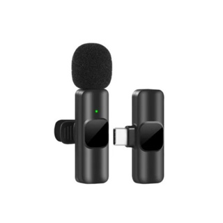 Microfone De Lapela Sem Fio Profissional Duplo Tipo C em Oferta na Shopee