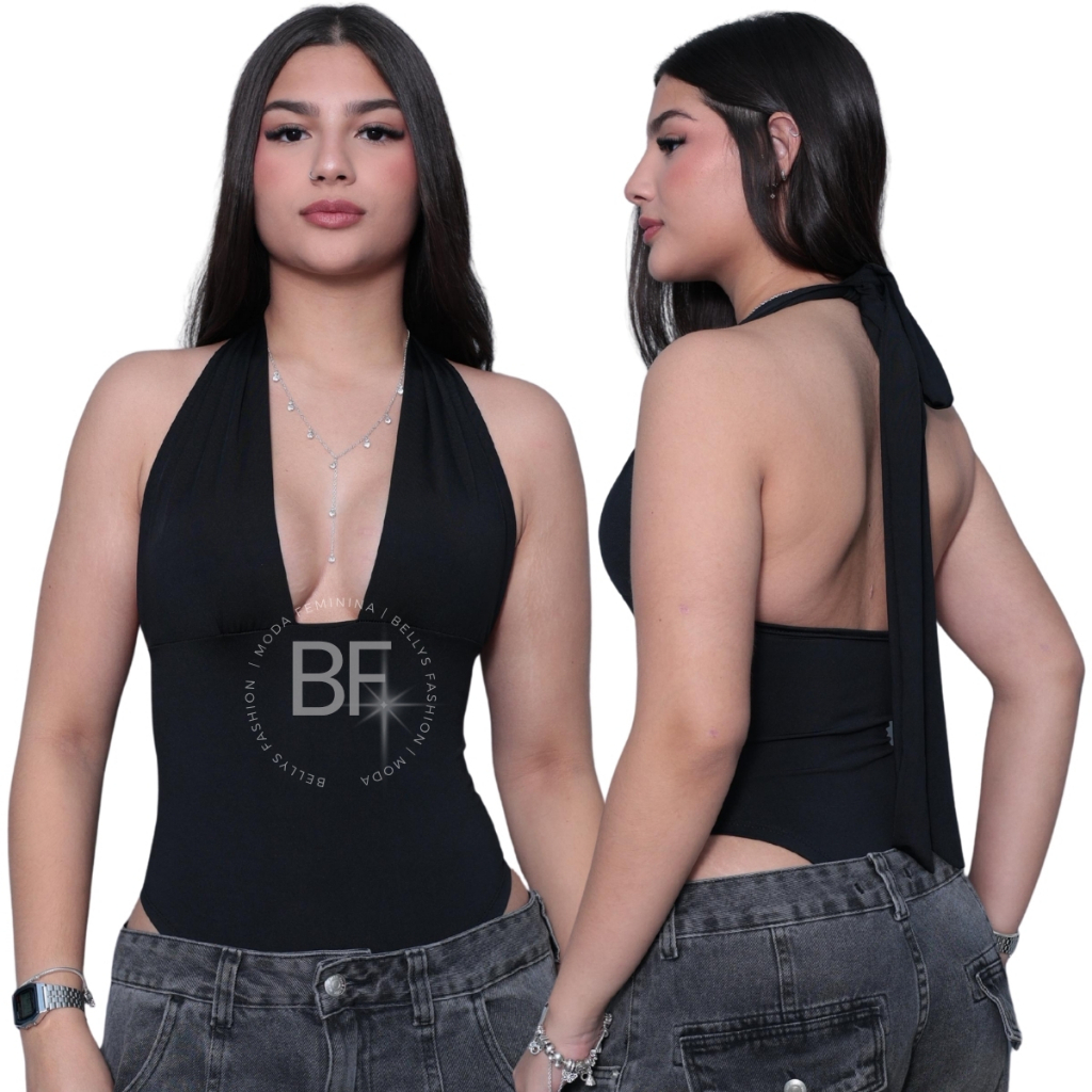 Body Multiformas Costa Nua Amarração Decote Feminino