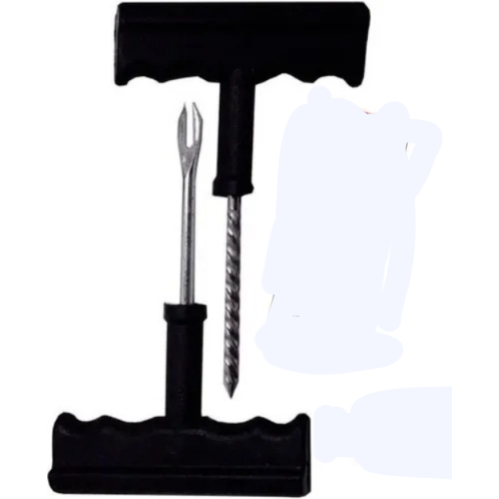 Kit Ferramentas Reparo Pneu Escareador + Aplicador Remendo