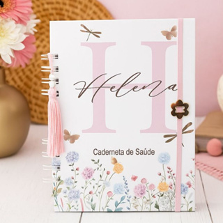Caderneta de Saúde Personalizada – Caderneta de vacina Jardim das borboletas -Caderneta de Saude Jardim Encantado em Oferta na Shopee
