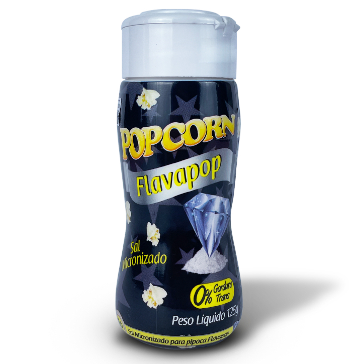 FLAVAPOP - Manteiga 125g - Sal Micronizado Popcorn em Oferta na Shopee