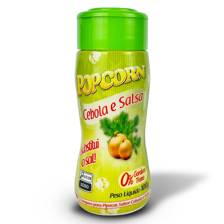 Tempero para Pipoca | Sabor Cebola e Salsa 100g em Oferta na Shopee