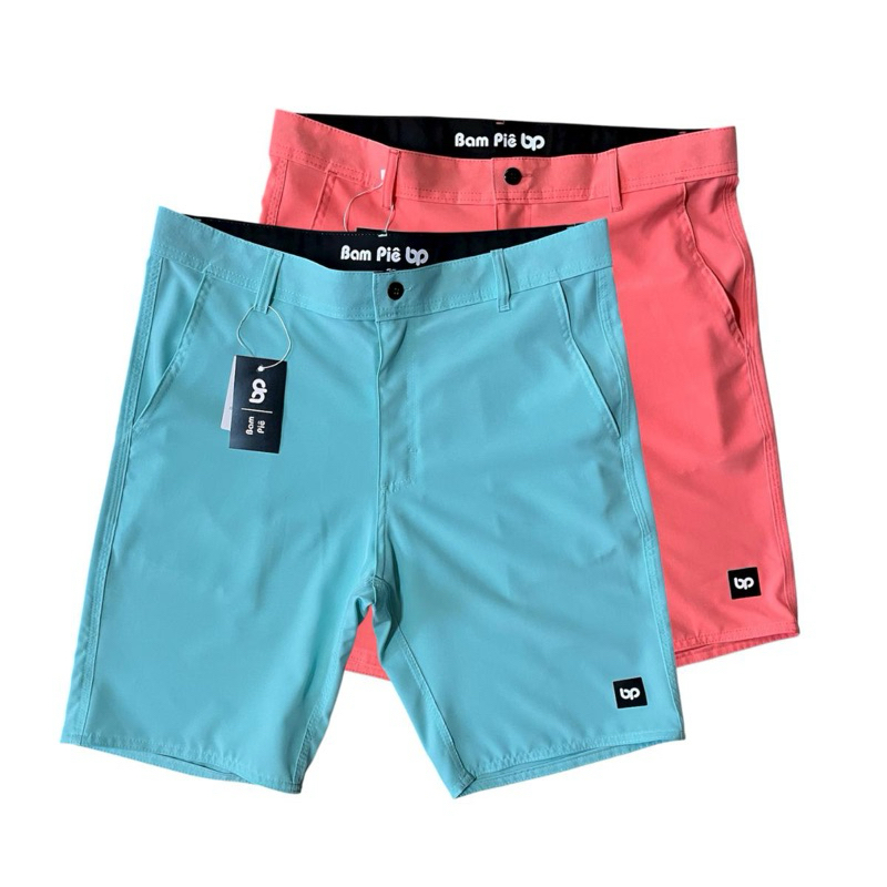 Bermuda Masculina social tactel com elastano