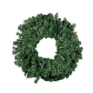 Guirlanda De Natal Verde Aramada Aro Duplo 200 Galhos 60cm