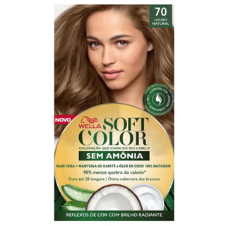 Tinta De Cabelo Soft Color Louro Natural 70 em Oferta na Shopee