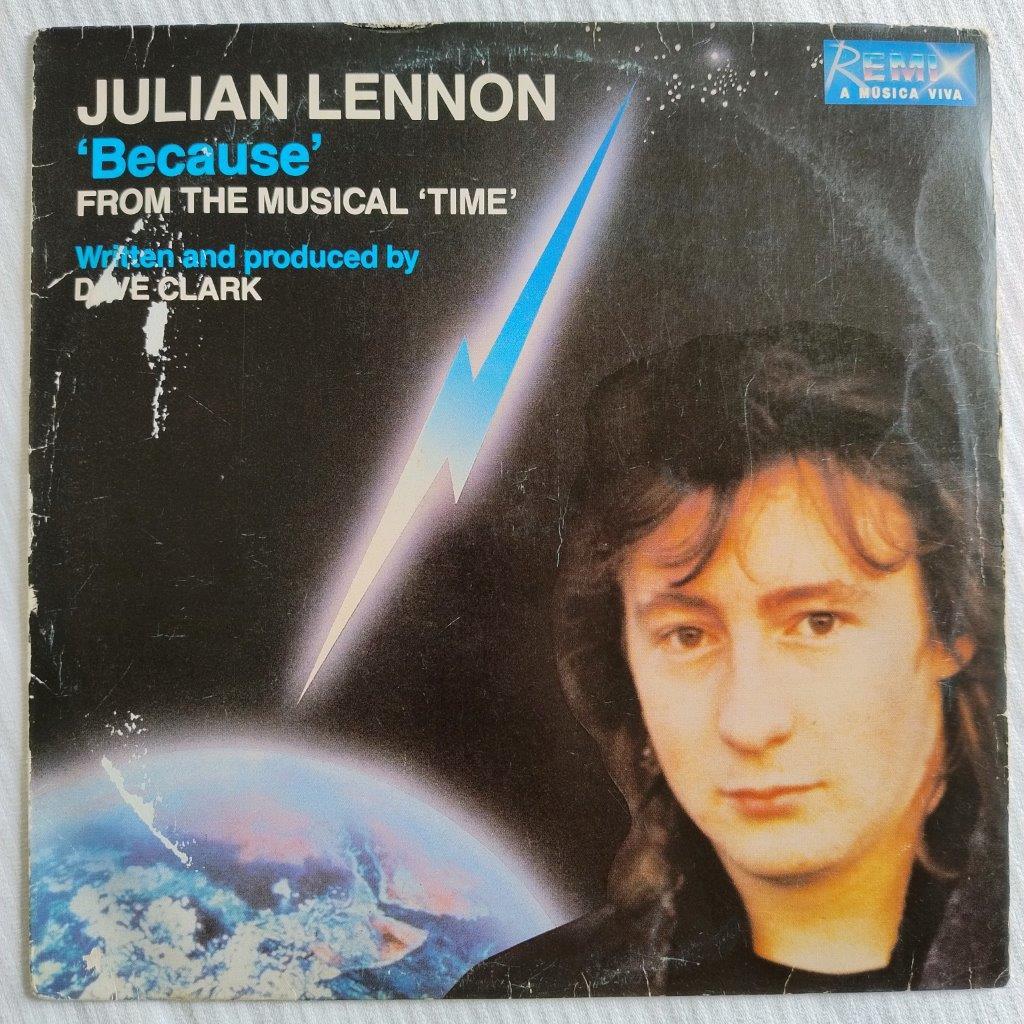 Single 12": Julian Lennon - Because + LP: John Lennon / Plastic Ono Band - Shaved Fish