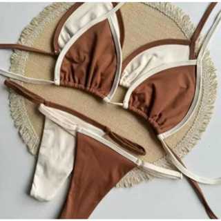 BIQUINI FEMININO FITINHA TENDÊNCIA CORTININHA VERÃO 2025 em Oferta na Shopee