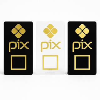 Placa PIX Display para Mesa e Balcão em Oferta na Shopee