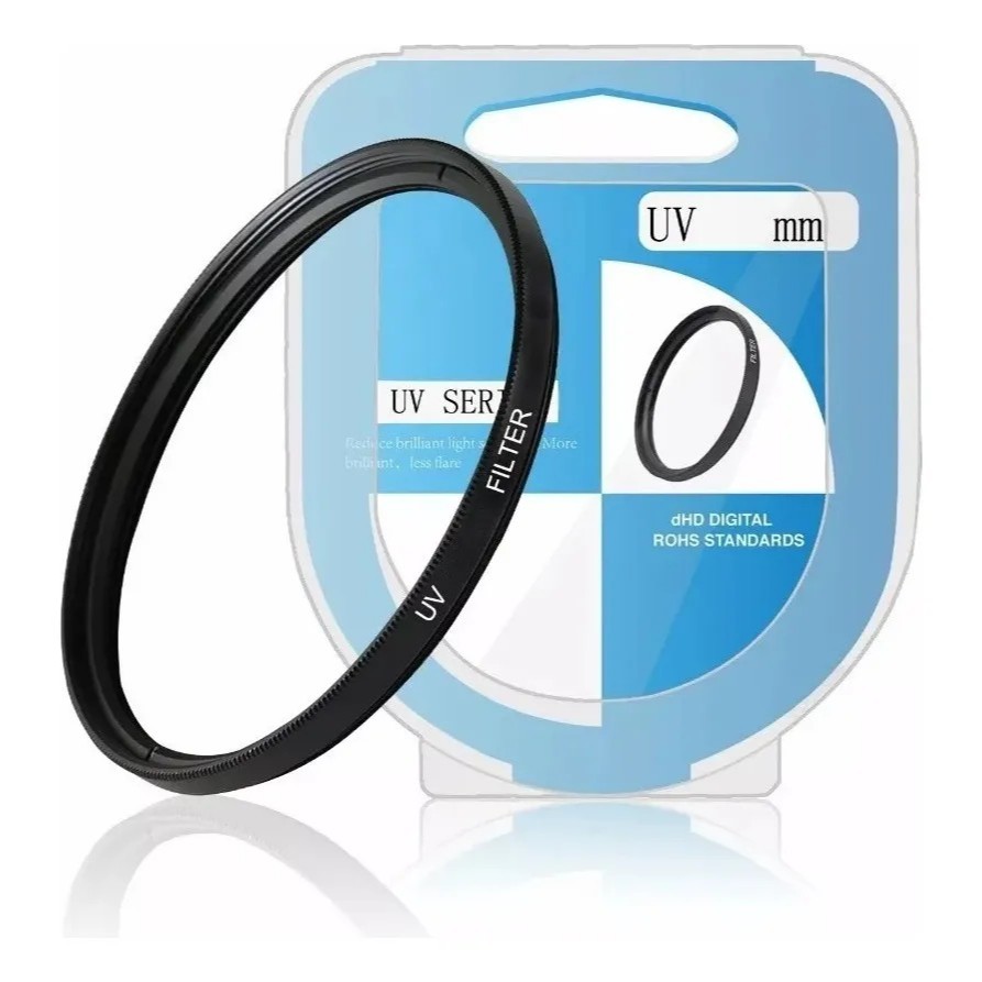 Filtro Uv Ø 43mm P/ Proteção, Objetiva Lente