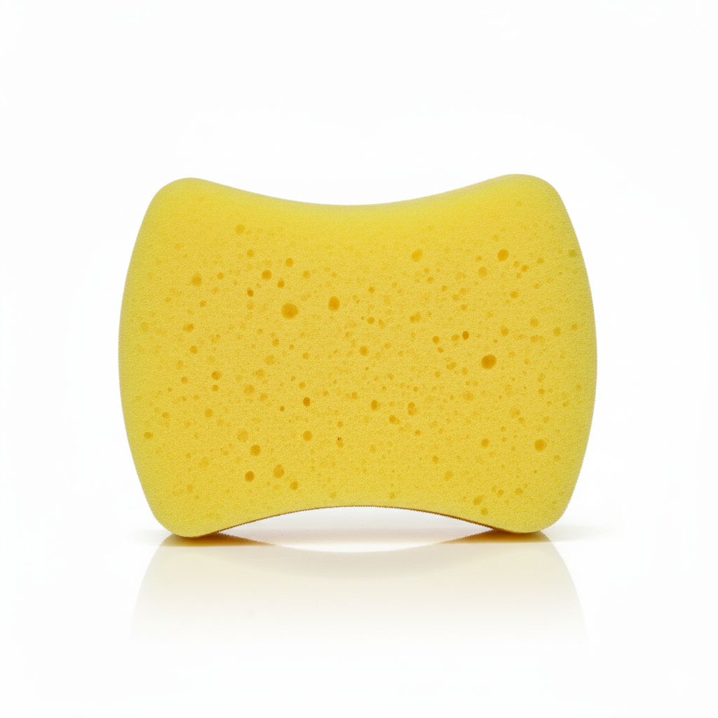 Esponja De Banho Macia Cores Amarela Vermelho e Azul Limpeza Profunda Esfregador Mantem Limpeza Facial Corporal