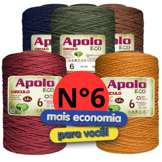 BARBANTE APOLO N°6 1,8KG CÍRCULO em Oferta na Shopee