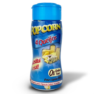 Tempero para Pipoca | Sabor 4 Queijos 100g em Oferta na Shopee