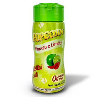 Tempero para Pipoca - Sabor Pimenta e Limão 100g em Oferta na Shopee