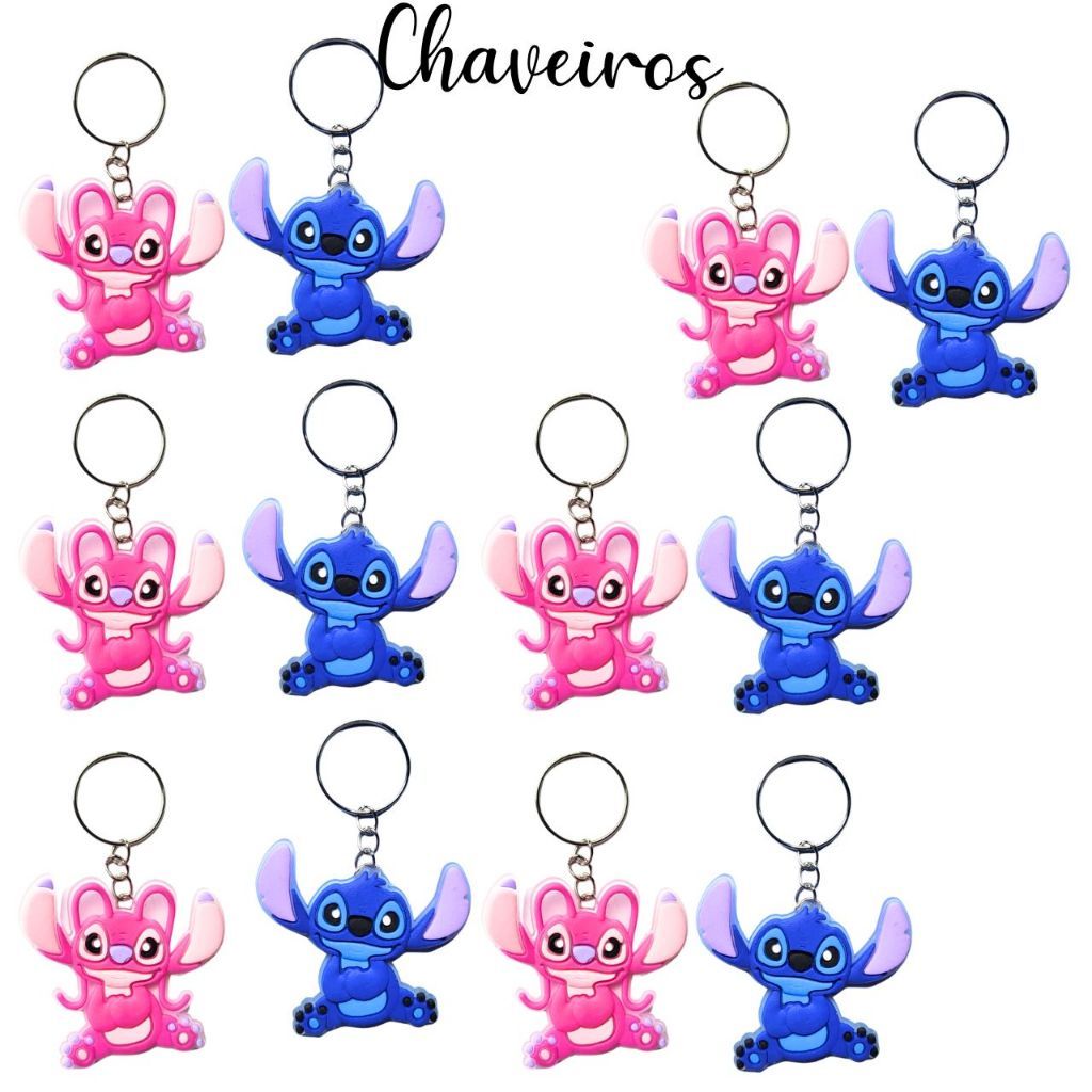 Chaveiros emborrachado 12 ou 24 peças para lembrancinha aniversario papelaria presente chaveiro barato