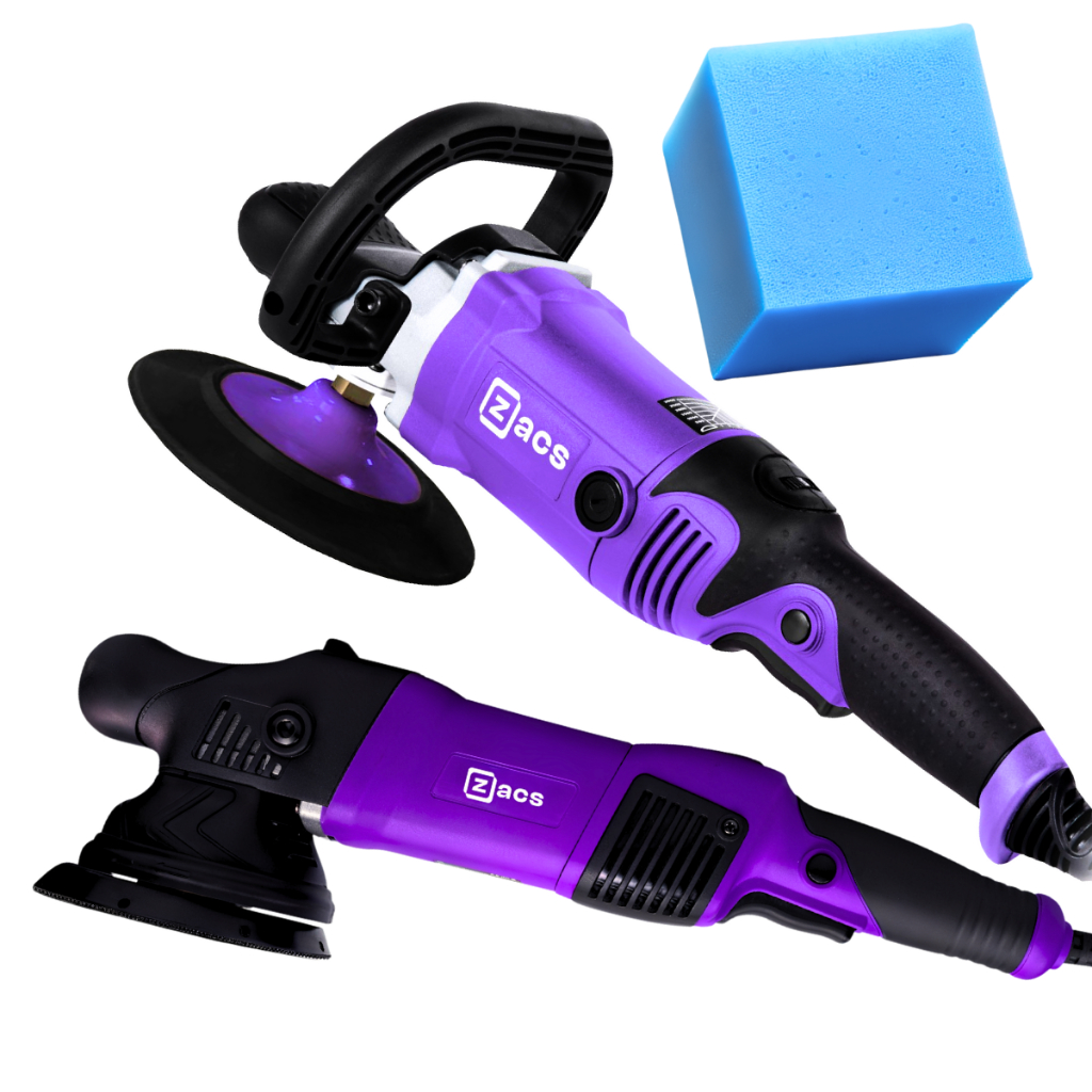 Politriz Rotativa 6 Polegadas + Roto Orbital 5 Polegadas Zacs Polimento Automotivo 110V 220V em Oferta na Shopee