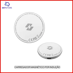 Carregador Magnético Indução para Infinix, 20W, Carregador Infinix Mag Pad