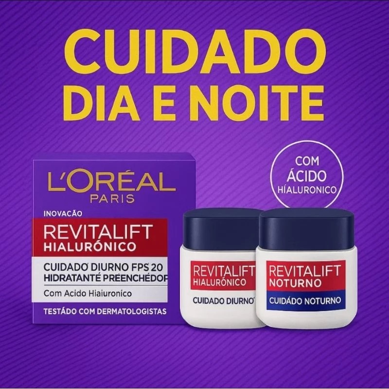 O que é Creme Anti Idade Loreal Paris Revitalift Hialurônico Noturno? Guia e Onde Comprar | BuscaProdutos