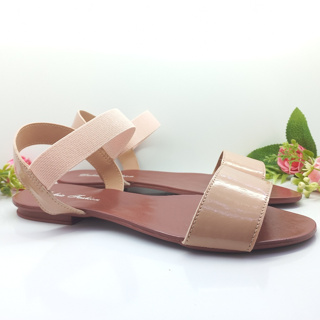 sandalia feminina rasterinhas com trazeiro de elástico daleia fashion sempre na moda em Oferta na Shopee