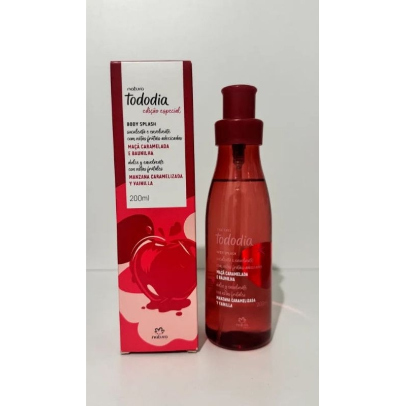 Body Splash Natura Tododia Maçã Caramelada e Baunilha- 200ml